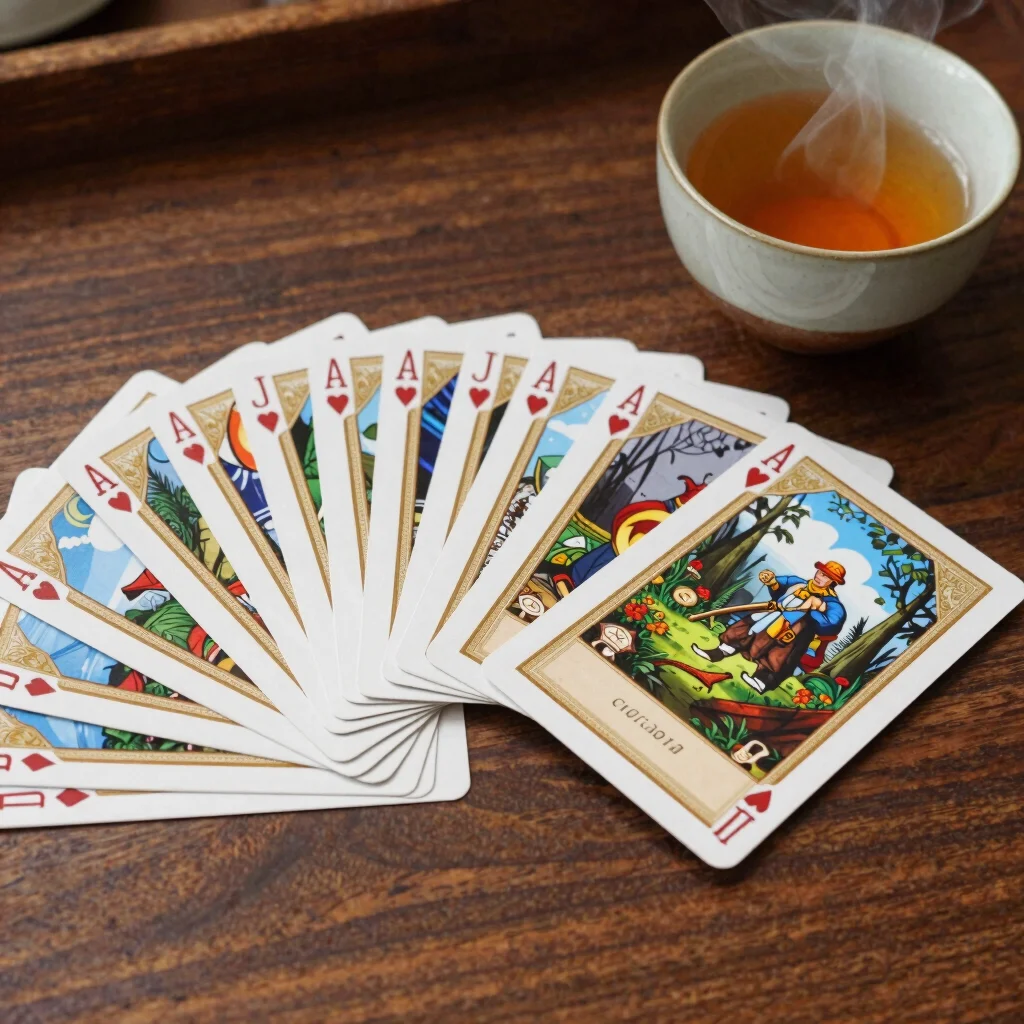 Balancing Strategy and Narrative in Compact Card Games